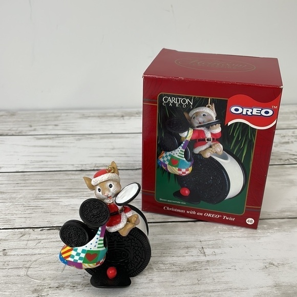 OREO CHRISTMAS ORNAMENT “Christmas with an OREO twist” 2000 vintage - Picture 2 of 8